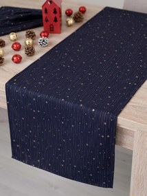 Lurexový Vianočný behúň Trblietavá elegancia - 40 × 180 cm