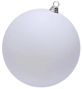 DECOLED Plastová guľa, 30 cm, biela, matná