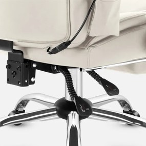 Masážne kancelárske kreslo Boss 6.0 béžové