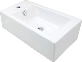 Deante Umývadlo na dosku Square 50x25,5 cm Ľavé - CGS 6U2L