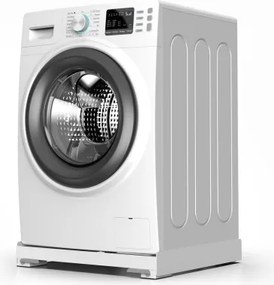 Meliconi 656146 -Antivibračná podložka pod práčku s výsuvnými kolieskami 61 cm biela