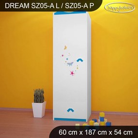 Detská skriňa ROZKVETLÁ LÚKA - TYP 5A