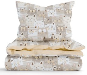 Predĺžené bavlnené obliečky Renforcé - Mačacia invázia