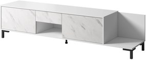 Cama Marmo TV stolík - biela