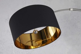 Stojanová lampa SNAKE čierno zlatá