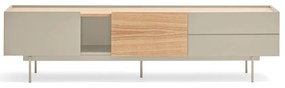 TV stolík v dekore duba v béžovo-prírodnej farbe 180x45 cm Otto – Teulat