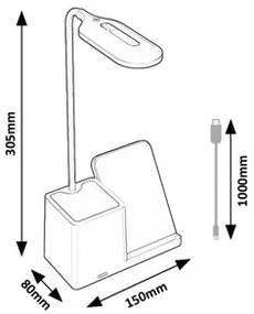 Rabalux CÉRIA LED stolná lampa 74232