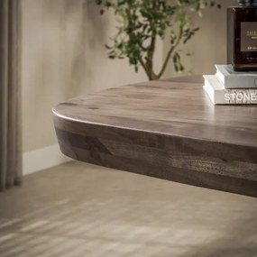 Jedálenský stôl XXL 20-27 Arcadia 240x105cm Drevo Hnedá Acacia  - Komfort-nábytok
