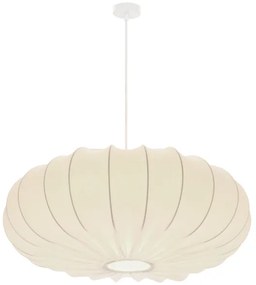 Luster na lanku CAFEE 1xE27/40W/230V pr. 66 cm biela