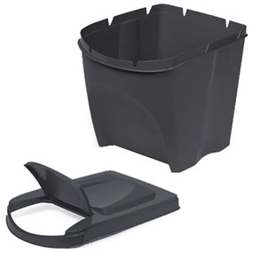 Odpadkový kôš na triedenie odpadu, 3x25l SORTIBOX XL, čierne