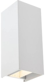 Redo 90635 - LED Vonkajšie svietidlo SONNY 2xLED/5W/230V 2200/3000/4000K IP54 biela