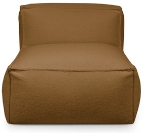 Hnedý sedací vak z textílie buklé Mass Open Modul 90 – SLOWDOWN