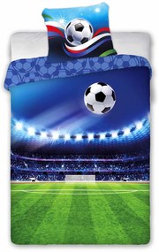 DETSKÉ BAVLNENÉ OBLIEČKY SPORT 160X200 CM, 1KS 70X80 CM VZOROVANÉ