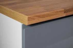 Kuchynská linka Aspen 240 cm šedá