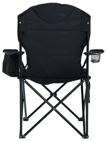 Kempingová židle FOTYN černo-šedá
