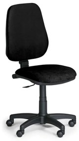 Kancelárska stolička COMFORT PK, bez podpierok rúk, čierna