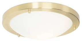 Inteligentné stropné svietidlo zlaté 31 cm IP44 vrátane Wifi A60 - Yuma