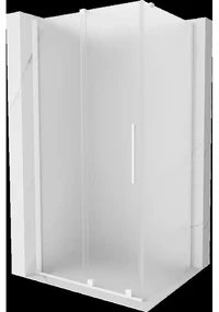 Mexen Velar posuvný sprchový kút 130 x 90 cm, matný, biely - 871-130-090-31-20