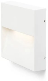 RENDL AQILA SQ nástenná biela 230V LED 6W IP54 3000K R12542