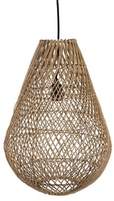 Ratanová závěsná lampa 50 cm (včetně elektrického drátu) - 35*35*54cm