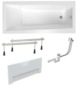 Obdĺžniková vaňa Laguna Idea Plus 170x75 cm akrylát ľavá aj pravá SIKOID1700APNPC