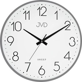 Moderné kovové hodiny JVD HK4129.3 s tichým chodom, 35 cm