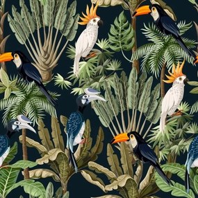 Gresový obklad Dekor Mural 60/60 Tropic-7 Black