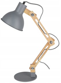 Stolná lampa 1xE27/40W/230V sivá