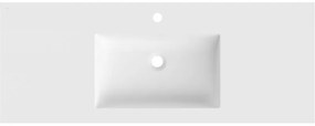 Mexen Otis, umývadlo na zapustenie 121 x 46,5 cm, biela matná, 25181201
