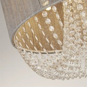 Searchlight 62615-5CC - Stropné svietidlo BELLANO 5xG9/7W/230V pr. 50 cm sivé