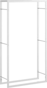 vidaXL Stojan na krbové drevo 80x28x154 cm nehrdzavejúca oceľ