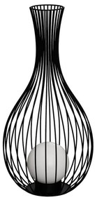 EGLO Fossombrone vonkajšia stojacia lampa, čierna