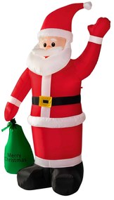Nafukovací Dedo Mráz osvetlený 180 cm