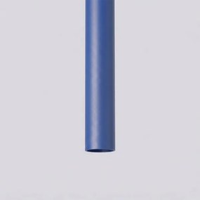 Sollux SL.2125 - Závesné svietidlo PASTELO na lanku 1xG9/8W/230V modrá