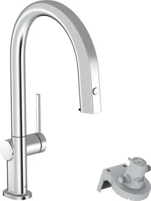Hansgrohe Aqittura M91, filterSystem 210, vyťahovací výtok, 1jet, sBox, chrómová, HAN-76826000