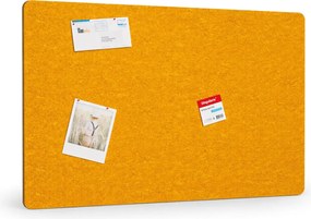 Akustická nástenka 120x80 cm, okrúhle rohy, oranžová