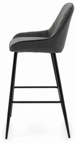 JAKS Barová stolička Vasto tmavo šedá