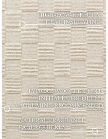 Krémový ručne tkaný vlnený behúň 80x200 cm Scala – Villeroy&amp;Boch