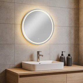 LED zrkadlo AVENBERG WAVE Ø70