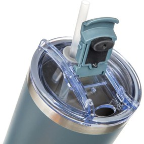 Banquet Termohrnček nehrdz. s uchom Twain 1200 ml, tmavosivá