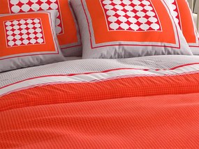 Obliečky z Renforcé bavlny TABITA červené Rozmer obliečky: 2 ks 80 x 80 cm | 200 x 200 cm