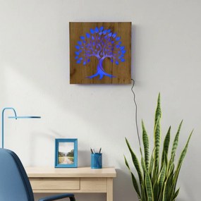 Podsvietený drevený obraz „Strom života led | SENTOP LED0564