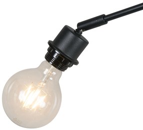 Moderné závesné svietidlo čierne bez tienidla - Blitz