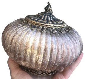 LED retro ružovo zlaté svietidlo kov