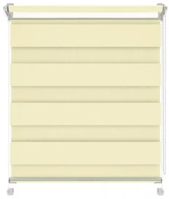 Gario Roleta Deň a noc Mini Standard Krémová Šírka: 127 cm, Výška: 150 cm