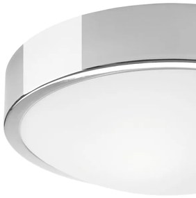 Stropné svietidlo JONAS 1xE27/60W/230V pr. 26 cm lesklý chróm