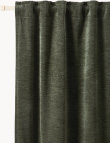 Zatemňovacie závesy's multifunkčnou páskou Sandra, 2 ks, Š 130 cm