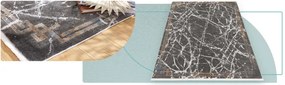 Koberec Arte Piran Marble sivý / čierny