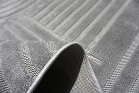 BE Koberec Kolekcia Zen Garden 2405  GREY – sivý obdĺžnikový Rozmer: 60x100 cm