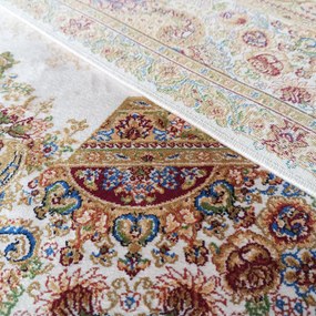 DY Hodvábny exkluzívny koberec Qum Silk 03 - krémová Rozmer: 150x230 cm